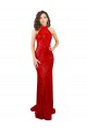 Halter High Neck Mermaid Open Back Sequin Prom Dress