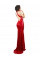 Halter High Neck Mermaid Open Back Sequin Prom Dress