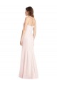 Strapless Crepe Trumpet Prom Dress with Front Slit