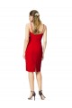 Sleeveless Cocktail Length Sweetheart Neckline Crepe Prom Dress / Homecoming Dress